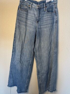 Gap Mid-Rise Wide Leg Women's Jeans No Stretch (4/27)